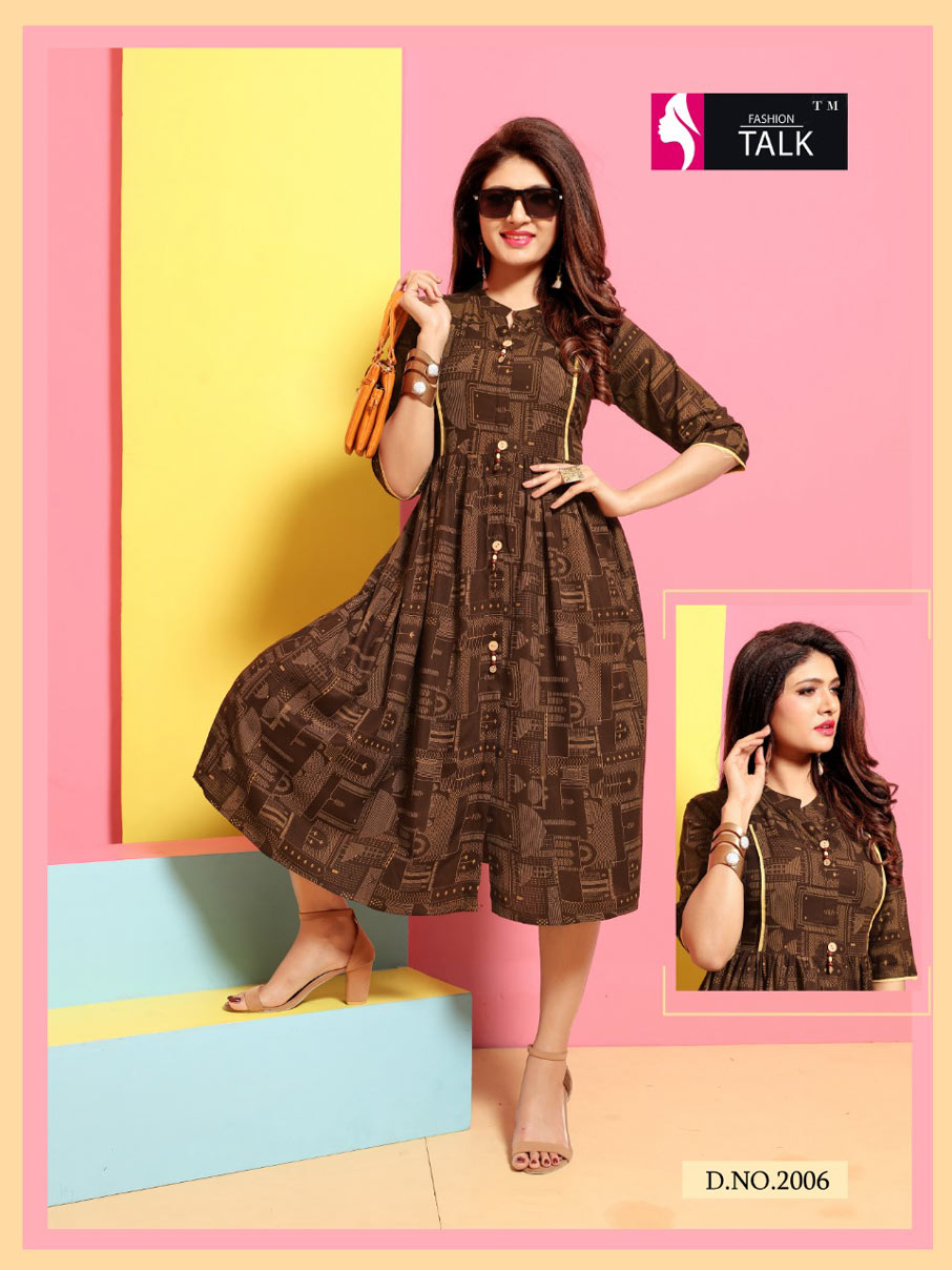 Rangat Vol-2 Fashion Talk Rayon Print Wholesale Kurti Rangat Vol-2 Fashion Talk Rayon Print Wholesale Kurti